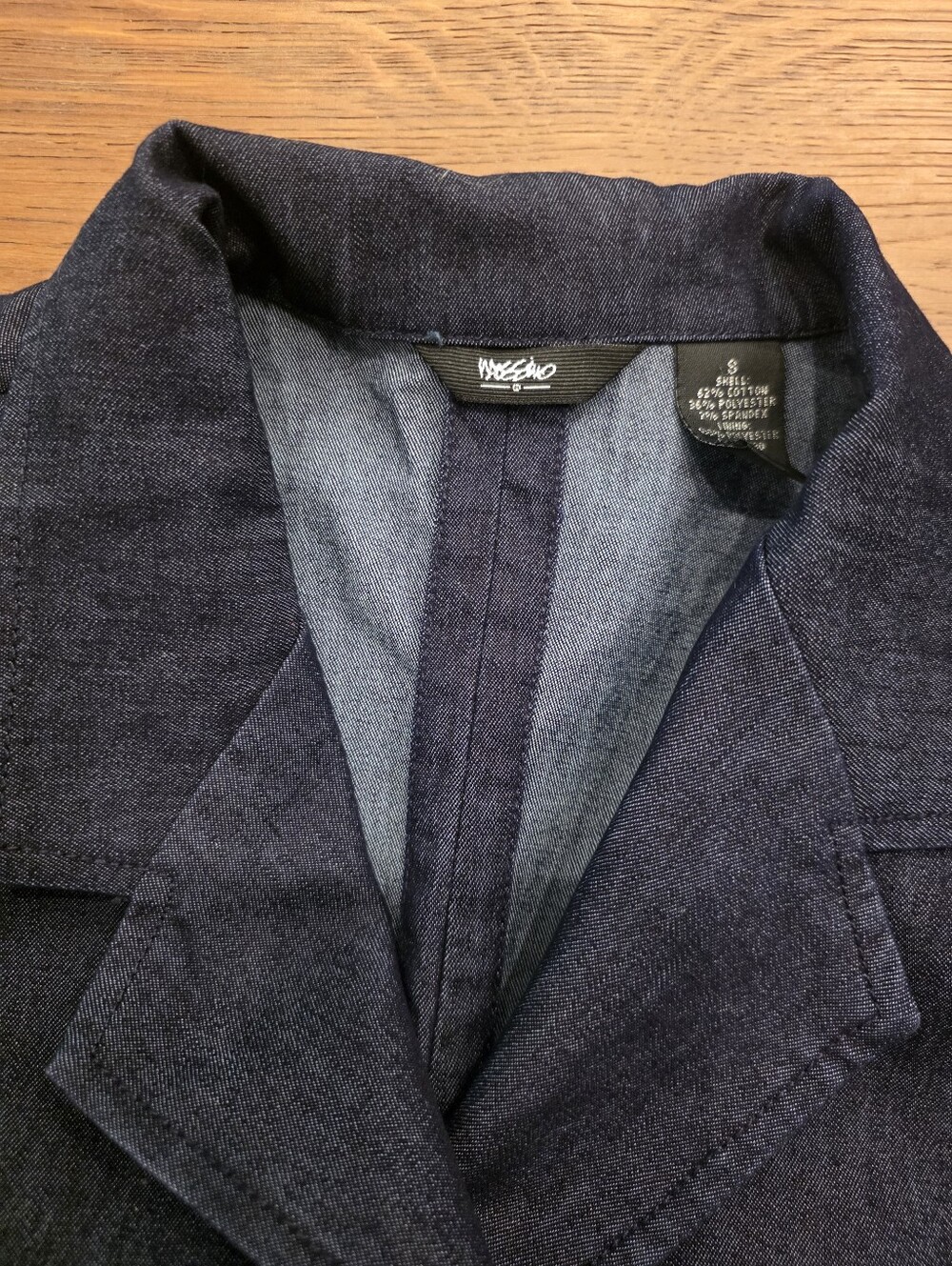 Vintage Women’s Dark Blue Denim Suit Jacket & Pants Set - Picture 3 of 13